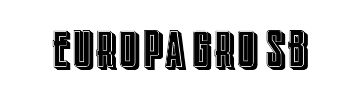 Chronica 3D Filled Regular  Free Fonts Download