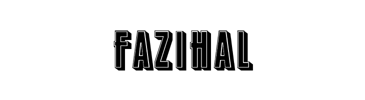 Chronica 3D Filled Regular  Free Fonts Download