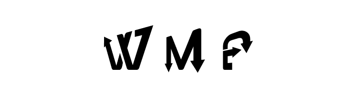 Vector Inverse Regular  Free Fonts Download