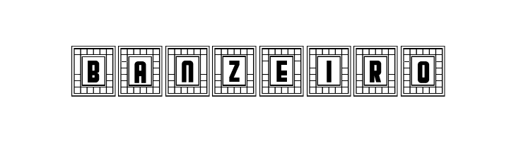 Broadway Capitals Negativ Regular  Free Fonts Download