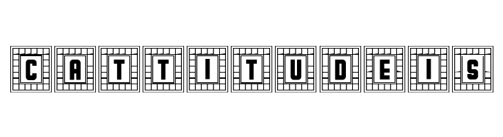 Broadway Capitals Negativ Regular  Free Fonts Download