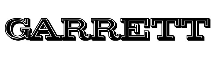 Thomson 3D Filled Regular  Free Fonts Download