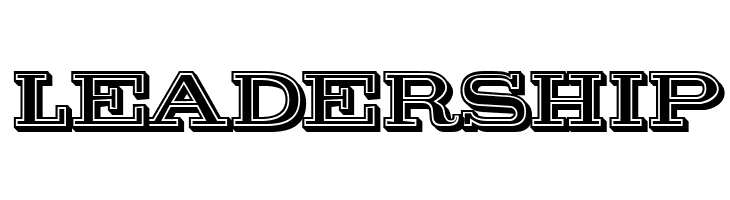 Thomson 3D Filled Regular  Free Fonts Download