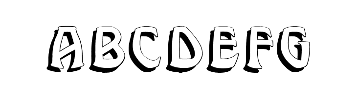 Brassica Hollow Regular  Free Fonts Download