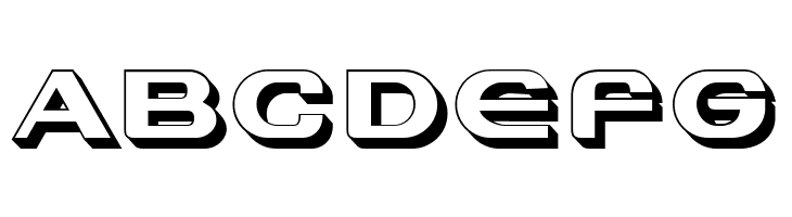 Angry Cyborg 3D Regular  Free Fonts Download