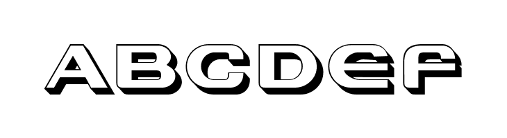 Angry Cyborg 3D Regular  Free Fonts Download