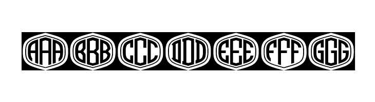 Ribbon Monogram Regular  Free Fonts Download