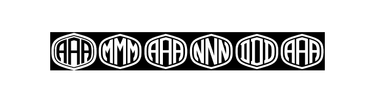 Ribbon Monogram Regular  Free Fonts Download