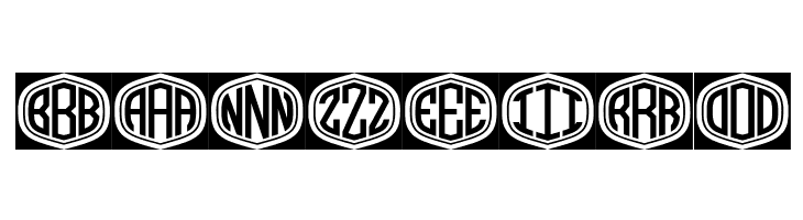 Ribbon Monogram Regular  Free Fonts Download