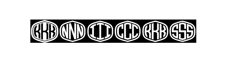 Ribbon Monogram Regular  Free Fonts Download