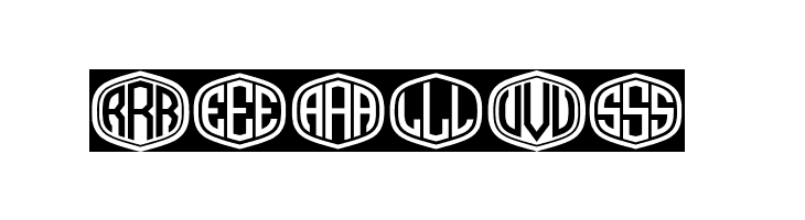 Ribbon Monogram Regular  Free Fonts Download