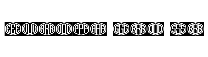 Ribbon Monogram Regular  Free Fonts Download