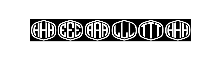 Ribbon Monogram Regular  Free Fonts Download