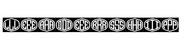 Ribbon Monogram Regular  Free Fonts Download