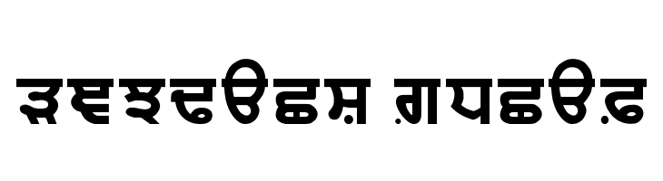 PUN-AdhunikB-Bold  Free Fonts Download