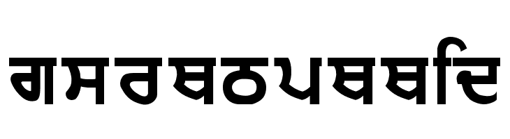 PUN-AdhunikB-Bold  Free Fonts Download