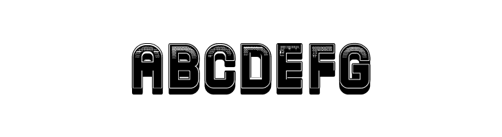 Campus 3D Regular  Free Fonts Download