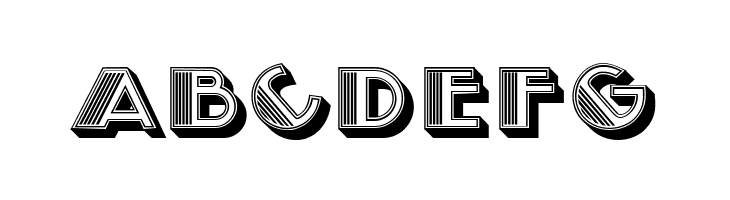 Adriatica Hollow Regular  Free Fonts Download