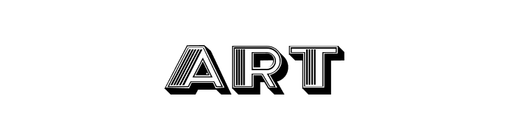 Adriatica Hollow Regular  Free Fonts Download