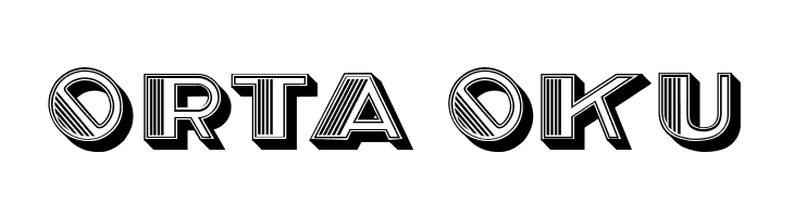 Adriatica Hollow Regular  Free Fonts Download