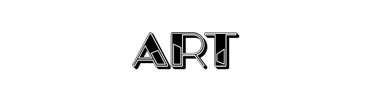 In Resin Filled Regular  Free Fonts Download