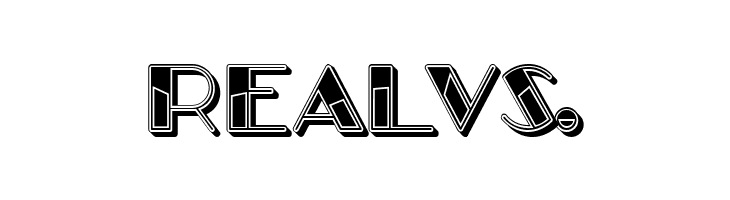 In Resin Filled Regular  Free Fonts Download