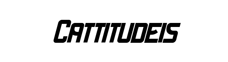 Cyrillic Attitudes Italic  Free Fonts Download