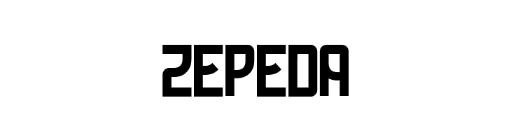 ZEPEDA Cyrillic Attitudes Regular Font