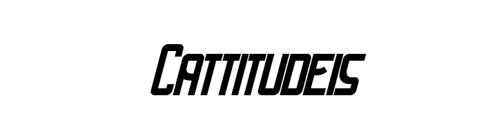 Cyrillic Attitudes Condensed Italic  Free Fonts Download