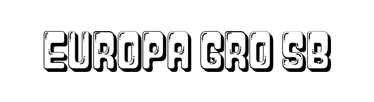 Paraglide 3D Hollow Regular  Free Fonts Download