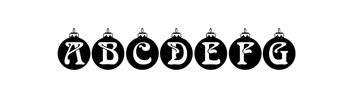Christbaumkugeln  Free Fonts Download