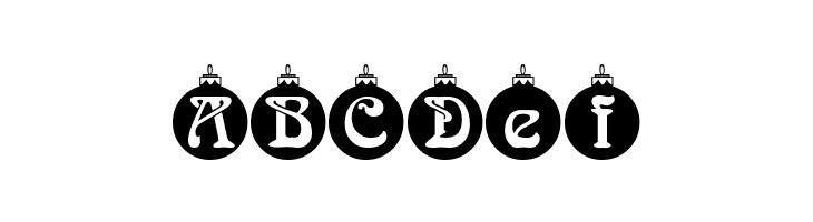 Christbaumkugeln  Free Fonts Download