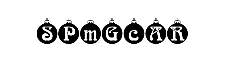 Christbaumkugeln  Free Fonts Download