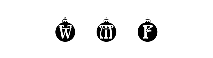 Christbaumkugeln  Free Fonts Download