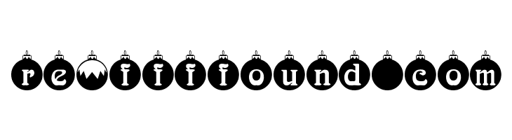 Christbaumkugeln  Free Fonts Download
