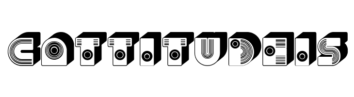 Fantasy Hollow Extruded Regular  Free Fonts Download