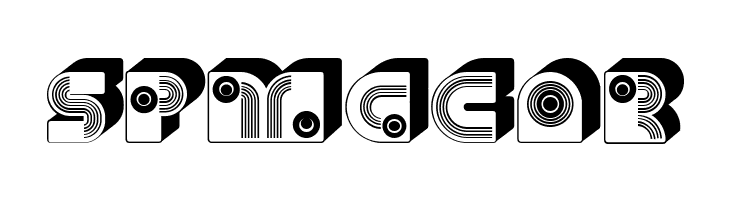 Fantasy Hollow Extruded Regular  Free Fonts Download