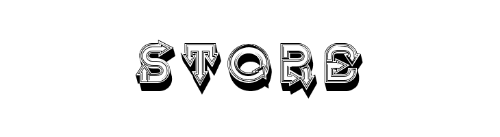Fangxiang 3D Rustique Regular  Free Fonts Download