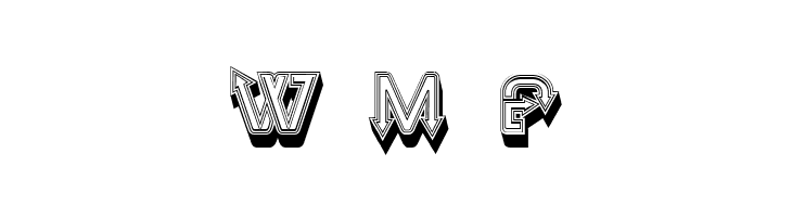 Fangxiang 3D Rustique Regular  Free Fonts Download
