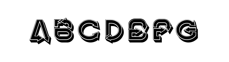 Fangxiang 3D Regular  Free Fonts Download