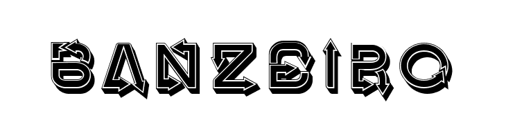 Fangxiang 3D Regular  Free Fonts Download