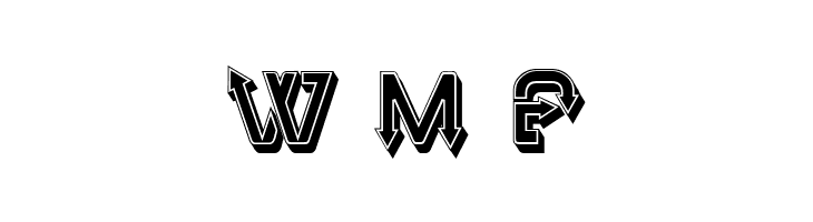 Fangxiang 3D Regular  Free Fonts Download
