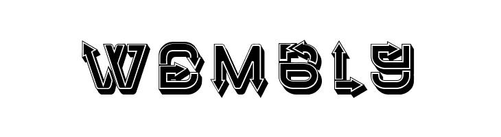 Fangxiang 3D Regular  Free Fonts Download