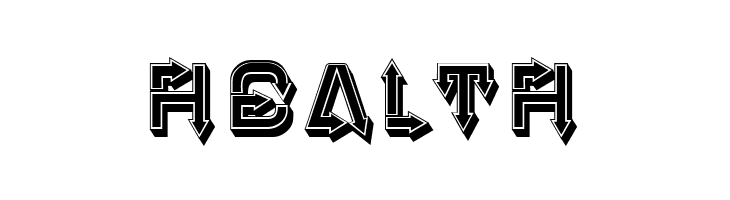 Fangxiang 3D Regular  Free Fonts Download