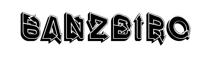 Fangxiang 3D Slant Regular  Free Fonts Download