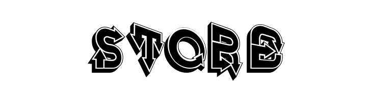 Fangxiang 3D Slant Regular  Free Fonts Download