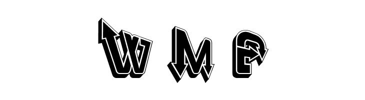 Fangxiang 3D Slant Regular  Free Fonts Download