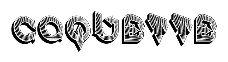 Fangxiang 3D Slant Multiline Regular  Free Fonts Download