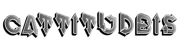 Fangxiang 3D Slant Multiline Regular  Free Fonts Download