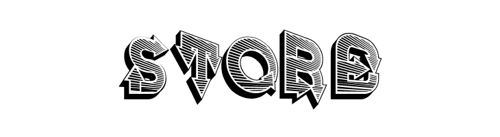 Fangxiang 3D Slant Multiline Regular  Free Fonts Download